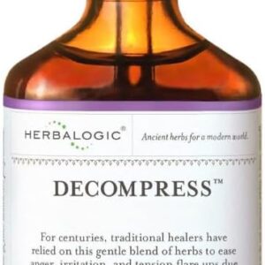 Decompress Liquid Herb Drops – Promotes Emotional Well-Being and Stability, Positive Mood Support – Based on The Traditional Chinese Formula Xiao Yao San- 2 Fl. Oz.