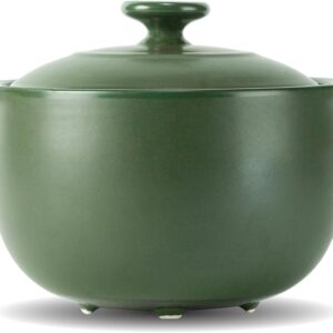 Minh Long 2qt Porcelain Dutch Oven Pot with Lid, Casserole Dishes for Oven with Lids Non-toxic Use to Marinate, Cook, Bake, Refrigerate & Serve, Gift for Family, Boxing day, New year
