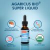 Agaricus Bio Super Liquid, Natural Killer Cell Activity, Organic Mushroom Extract, Agaricus Blazei Murill Mushroom, Tincture Drops with High Beta Glucans, Liver and Immune Support Supplement, 30 ml - Image 3