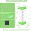 4-Tier Seed Sprouting Kit with Drain Holes and Drain Tray, Upgrade Stackable Microgreens Fresh Organic Bean Seed Sprouter Tray Ripple Soil-Free Sprouter Tray for Beans Alfalfa Seeds - Image 5