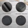 Grounding Mat for Bed, 54x78inch, Breathable Grounding Mat, Contains a 15ft Grounding Cord, Grounding Bed Pad for Better Sleep, Improve Fitness, Reduce Stress and Pain - Image 4