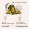 Moon Bath Botanical Bath Tea | Waning Moon Herbal Ayurvedic Bath Tea Soak for Detox & Release w/Peppermint, Rosemary & Helichrysum for 2 Baths & Organic Body Care for Lunar Alignment | Made in USA - Image 4