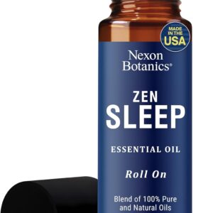 Zen Sleep Essential Oil Roll-On 10 ml – Calming Blend for Serenity & Deep Sleep – Easy-to-Use Roller Ball – Nexon Botanics