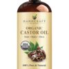 Handcraft Blends Organic Castor Oil - 16 Fl Oz - 100% Pure and Natural - Premium Grade Carrier Oil for Hair Growth, Eyelashes and Eyebrows - Hair and Body - Expeller-Pressed & Hexane-Free - Image 2