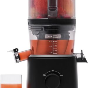 Nama J2 Cold Press Juicer – Self Feeding for Hands-Free Operation with Wide Mouth Hopper for Whole Recipe Loading, Zero Waste Masticating Juicer For More Juice, Less Pulp – Easy Cleanup & Assembly