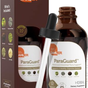 Zahler – ParaGuard Liquid Drops – Gut Health Supplement – Formula has Wormwood, Garlic Bulb, Pumpkin Seed, Clove & More – Natural Support for Humans – Certified Kosher (4 Oz) (4 oz., Drop)