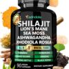 Shilajit for Men 11-in-1 Pure Himalayan Organic Shilajit Capsules with Sea Moss Ashwagandha Rhodiola Rosea Panax Ginseng Turmeric Lion’s Mane Ginkgo. Shilajit Capsules for Women. - Image 2