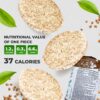 Dr. Korner Buckwheat Crispbreads Puffed Cakes Gluten Free, Sugar Free, Salt Free,Vegan, 3.53 oz - Pack of 10 Bundle in a box from UNIPROMAX - Image 5