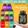 Shilajit for Men 11-in-1 Pure Himalayan Organic Shilajit Capsules with Sea Moss Ashwagandha Rhodiola Rosea Panax Ginseng Turmeric Lion’s Mane Ginkgo. Shilajit Capsules for Women. - Image 7