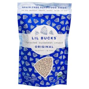 Lil Bucks Sprouted Buckwheat Groats Raw Organic, Grain-Free Granola (ORIGINAL, 1 Pack)